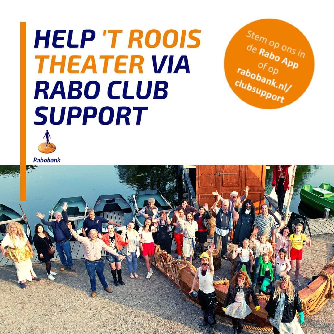 Help ’t Roois Theater via Rabo club support